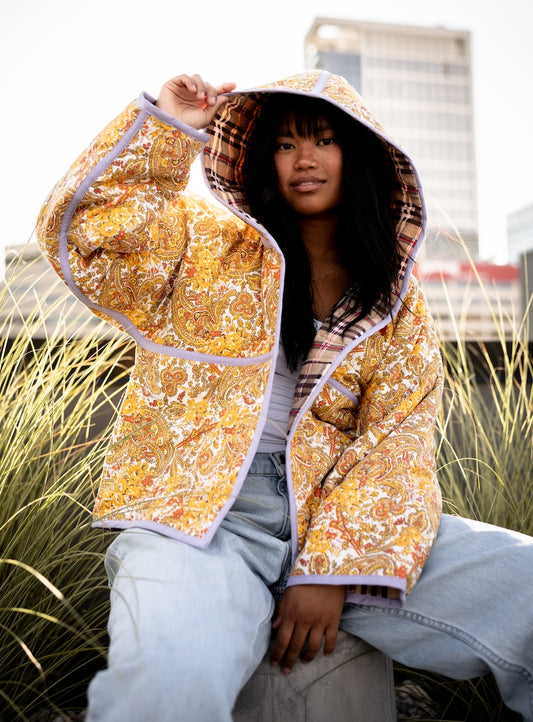 Bog Jacket WITH Hood Expansion Sewing Pattern [low waste design for sizes 0-30] [paperless pattern]