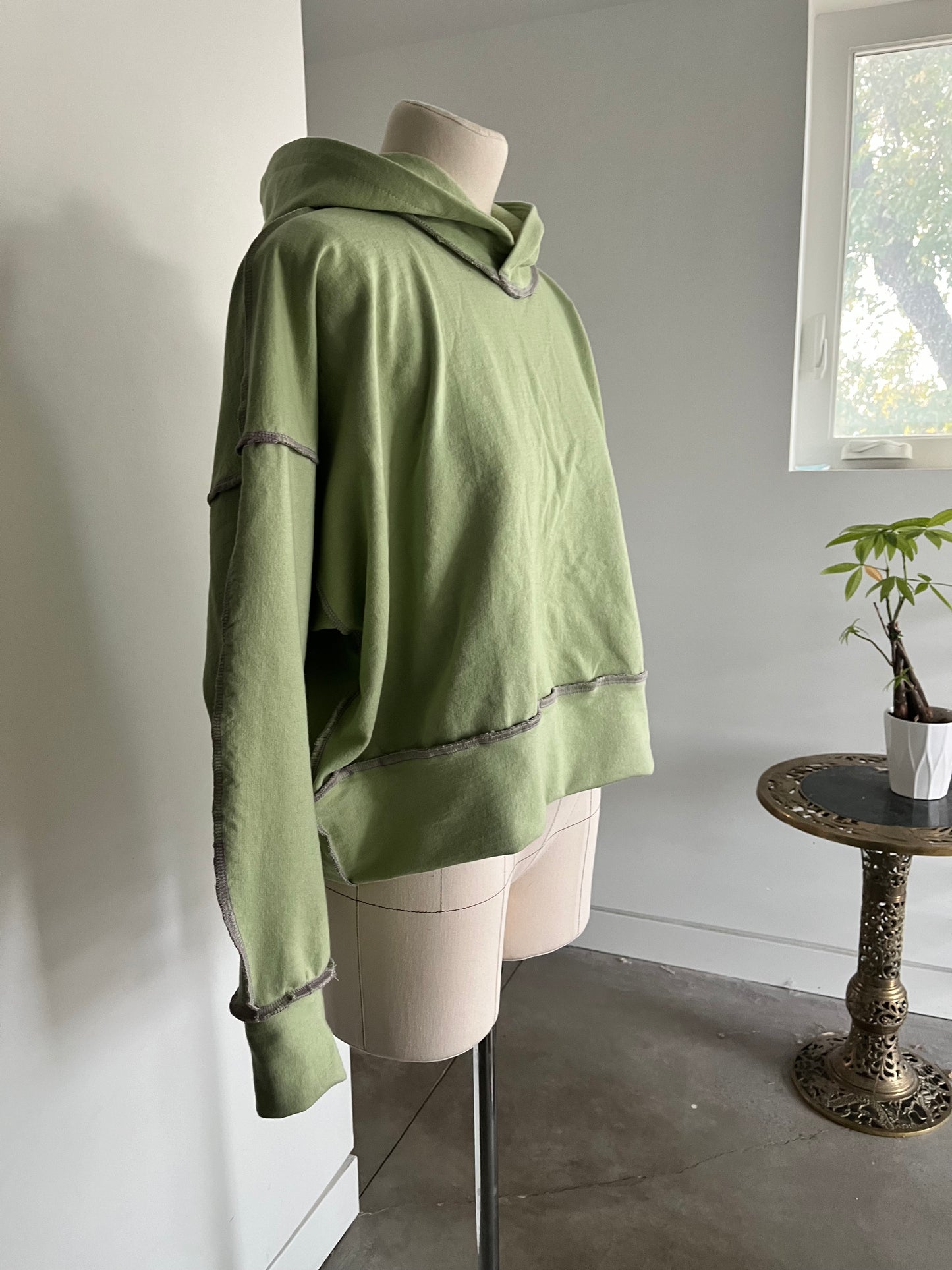 The LW Hoodie [a Low waste design for sizes 00-28, Unisex]